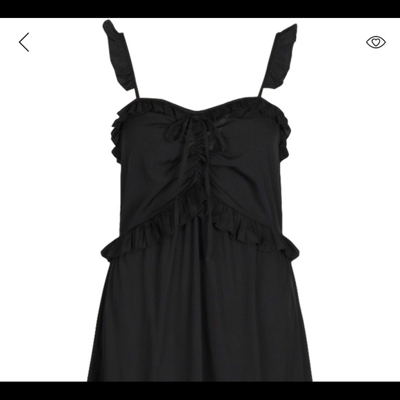 Boohoo Plus Ruffle Detail Maxi Sun Dress sz 14 NWOT - Picture 2 of 6